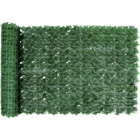 Lierre Artificiel Brise-Vue, Clôture, Feuilles, Haie, Panneau, Rouleau, Fête, Jardin, Mariage, Mur, Extérieur (1/5)