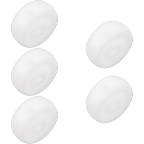 ronde en nylon avec roulement à billes lot de 5 galet de