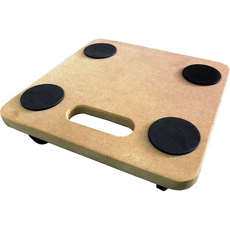 Carrello quadrato in mdf con antiscivolo