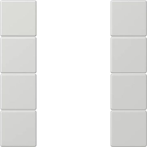 Jung Tastensatz 4fach, F50, Serie LS, lichtgrau LS504TSALG (1/2)