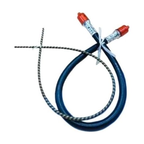 Arbre d'entraînement flexible de 89 cm - Pièce rechange en caoutchouc pour sac à dos, débroussailleuse, tondeuse gazon jardin, outil coupe avec extrémités 29 mm (Axis + Axis shaft core