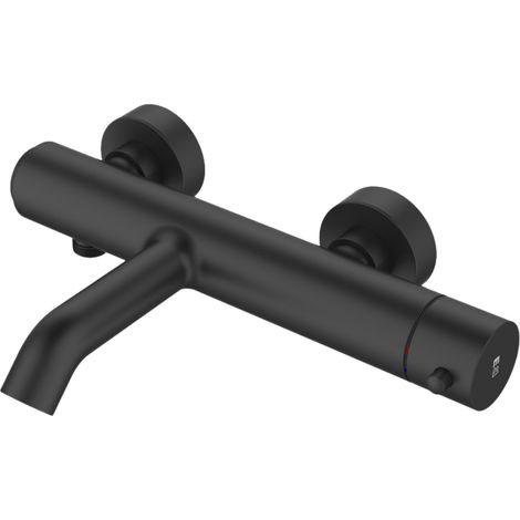 Essebagno Envol Mechanische Wannenarmatur schwarz