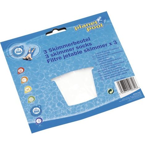 AQUALUX Einweg-Filtertüte für Skimmerkorb x 3 - 2510672PP (1/3)
