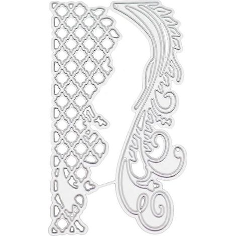 Blumen-Hintergrund-Metall-Stanzformen Schablone DIY Scrapbooking Album Stempelpapier Ca
