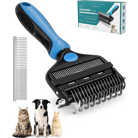 Brosse Pour Chien – Peigne 3-en-1 Double Face, Retrait Efficace Des Poils (1/5)