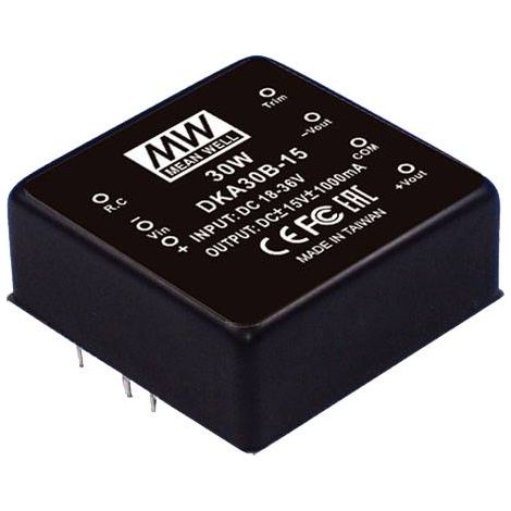 [NEUWERTIG] Mean Well Dka30 C 15 Dc/Dc Wandler 30 W Stromwandler Netzteil Wandlermodul Modul B-Ware (1/2)