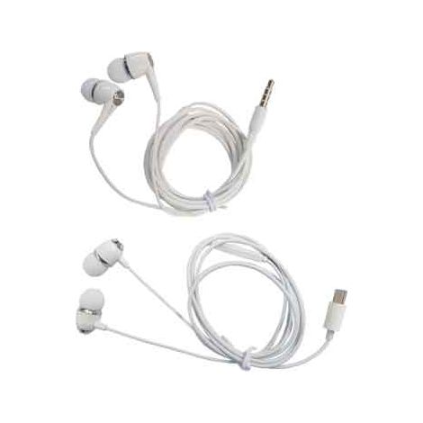 Auricolare con Filo 10 Mw Attacco Type C 120 cm (1/3)