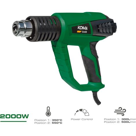 DECAPADOR ELECTRICO 2000W 26,5x20,6cm KOMA TOOLS (1/5)