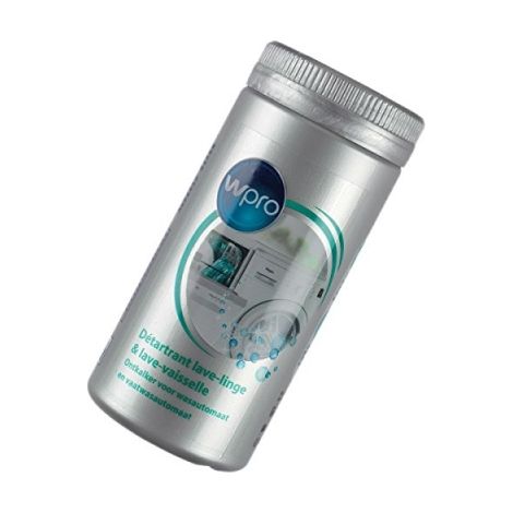 Détartrant pour lave-vaisselle et lave-linge 250g – Élimine les dépôts calcaires – Formule concentrée pour un nettoyage efficace – Wpro (1/6)