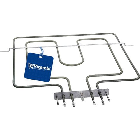 Resistenza Superiore per Forno 900W + 1600W 230V, Electrolux Rex Zanussi AEG, Dimensioni 412x360 (mm) per Modelli: AKPM FID83 FIT80 (1/5)
