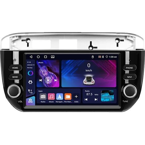 Autoradio, touchscreen, integrazione smartphone, compatibile con Fiat Punto 2012-2015, 4G 64G MIC CAM (1/2)