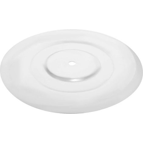 Couvercle de poêle à bois rond en fonte-26.00X26.00X0.50CM-Silver (1/5)