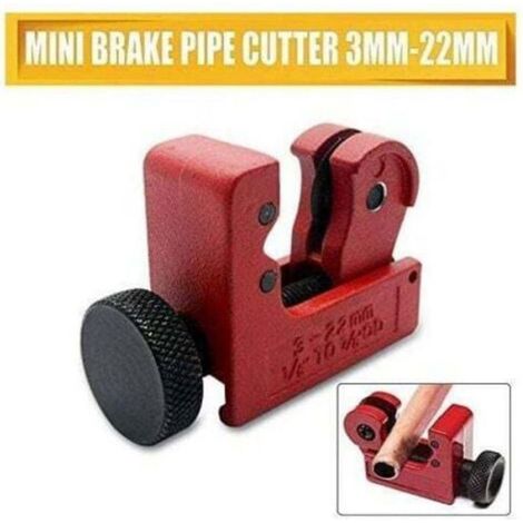 Coupe-Tuyaux - 3 mm à 22 mm - Pour Cuivre Laiton Aluminium PVC Plastique - Outil de Découpe Compact - 1 Pièce (1/5)