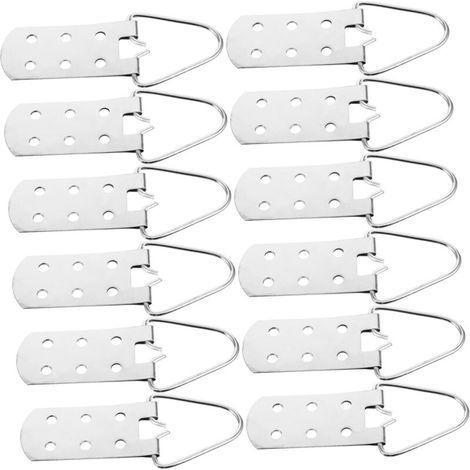 20 Crochets Métalliques Robustes pour Accrocher Photos, Tableaux et Décorations Murales – Idéal Maison, Bureau, Salon (1/5)