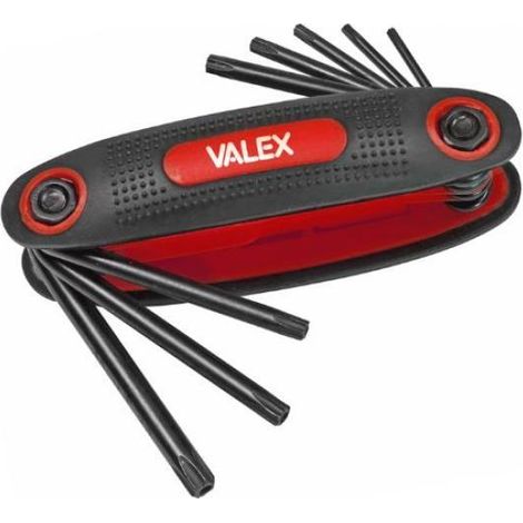 Chiavi maschio resistorx valex tascabile 8 pezzi  - 1461780