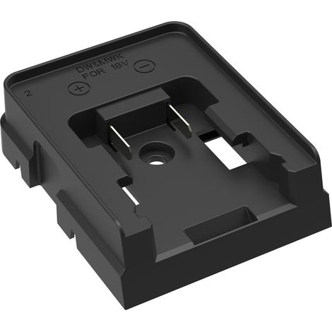 ANSMANN Plaque d'adaptation Milwaukee DeWalt, adaptateur pour lampe Ansmann