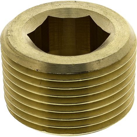 Bouchon Legris BSPT 3/4" mâle en Laiton, Droit ( Prix pour Paquet de 10 ) (1/2)