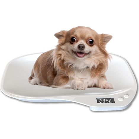 Elektronische Waage für Kleintiere mit Maßband, ideal zum genauen Wiegen von Welpen, Kätzchen, Kaninchen und anderen Haustieren multifunktionale elektronische Waage für Babys, geeignet für kleine Hund