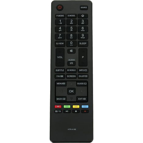 Replacement remote control HTR-A18E for Haier LCD TVs LE22M600CF, LE24M600C, LE24M600CF, LE28M600C, LE32M600C, LE40B800TF, LE42U6500A, LE28M500C, LE32B7000C, LE4444444444, 0B700, 0CF, LE40B650CF (1/4)