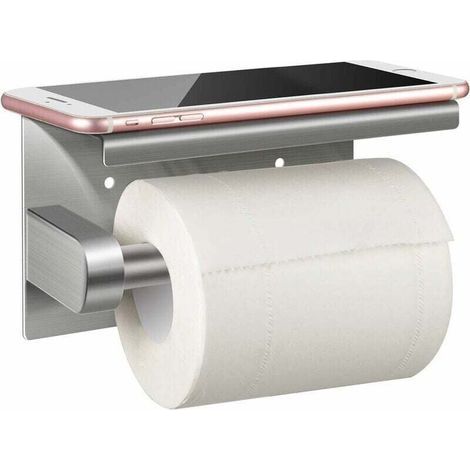 LAOA Toilettenpapierhalter 304, kein Bohren erforderlich, Wandmontage, Edelstahl (1/5)