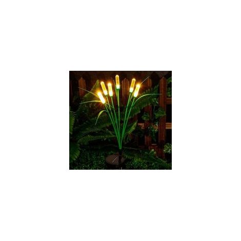 2 Solar-LED-Gartenleuchten, 76 cm, 6 Glühbirnen, IP65, Nachtdekoration (1/5)