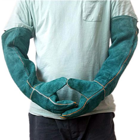 Pet Supplies Reptile Bite Resistant Gloves Pet Protection Gloves Giant Lizard Snake Bite Resistant - 60cm, 1 paire (1/4)