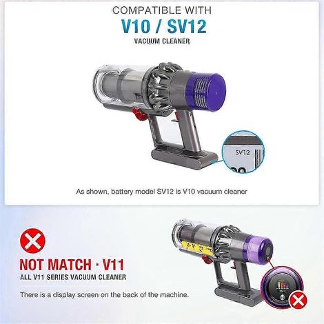 Boîtier de remplacement pour corps principal d'aspirateur V10 SV12