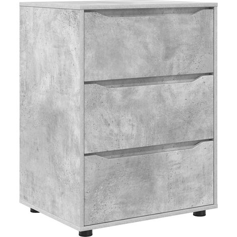 Maison Exclusive - Armadio 60 x 48 x 81 cm Legno ingegnerizzato Grigio cemento (1/5)