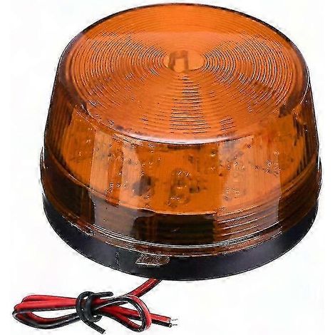 12V LED-Blitzleuchte für Autodach, Notfallwarnleuchte, magnetische Blinkleuchte, Sicherheitswarnleuchte, Fahrzeugalarmleuchte (1/5)