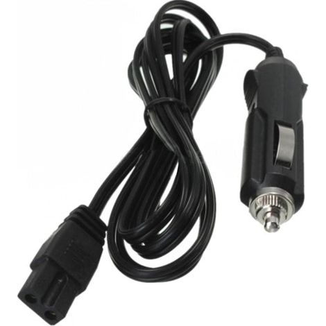 Kfz-Ladekabel-Verlängerungskabel, 12V USB-Ersatzkabel für Autokühlschrank/Gefrierschrank, ideal für Familienausflüge, 2er-Pack (schwarz)
