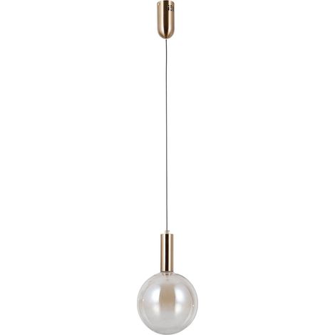 Strela LED-Hängeleuchte gold ALU italux PND-34378-1M-HBR (1/2)
