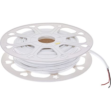 Ruban LED NEON 12 V 6 x 12 mm SMD2835 25 mètres Blanc chaud (1/5)