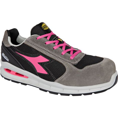 Zapatos de trabajo Diadora Run A.Box Low S1PS FO SR ESD para mujer - 38 (EU) - Gris/Negro (1/3)