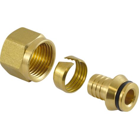 Kompressionsverschraubung 1-2" für Kunststoffrohre 16x2 mm (2er-Set)