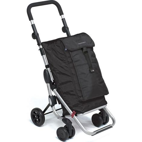 Foppapedretti Go Up Aluminium, Schwarz Trolley-Tasche (1/2)