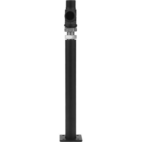 Bras de douche extensible en acier inoxydable 304 – Noir – Filetage G1/2 – Montage mural encastré (1/5)