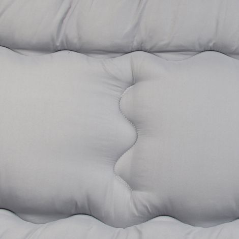 Coussin Tatami Japonais Épais Sol Matelas Pliant Futon Lit de Sol Duvet Gris - Lit Simple Double (1/5)