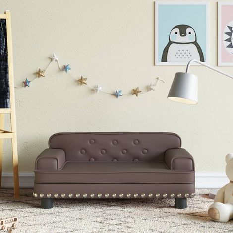 Canapé/Fauteuil Enfants Relax Salon,Sofa pour enfants marron 70x45x30 cm similicuir -Q9756 (1/5)
