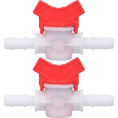 ABS-Wasserregelventil-Set mit 2 Ventilen – 10 mm / 0,39 Zoll, Absperrregler und Durchflussregler