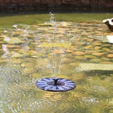 Pompe à eau solaire - 7V 1,4W - Fontaine solaire pour bassin ou jardin (1/4)