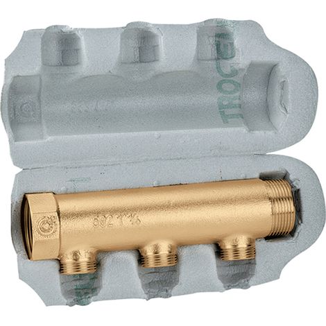 Collettore semplice componibile  1" x 2 der. M 3/4 CALEFFI