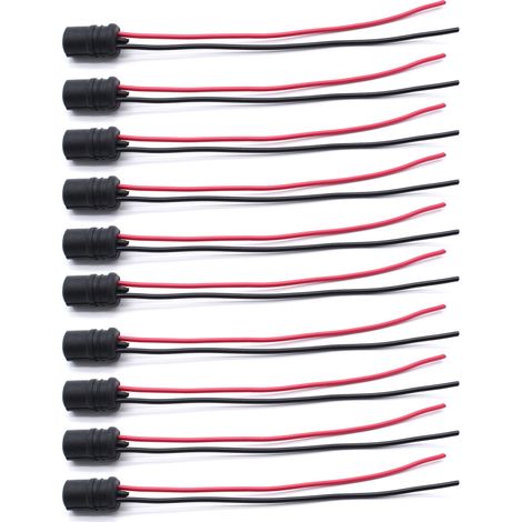 Packung mit 10 12V T10 W5W 147 501 Scheinwerferfassungen für Auto, LKW oder Boot.