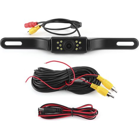 Angle de vue 149° Caméra de recul IP69 avec 9 LED pour voiture, camion, camping-car, poids lourd (1/5)