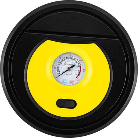 Tragbarer elektrischer 12-V-Luftkompressor mit Manometer, Reifenfüller für Campingautos