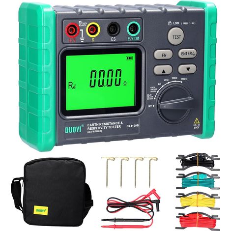 Earth resistance tester, multi-gear earth resistance tester, voltage meter, megohmmeter, voltmeter, photovoltaic voltage measurement (1/5)