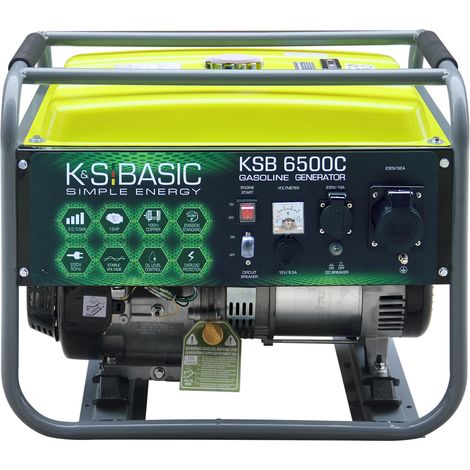 Generatore a benzina "K&S BASIC" 5500 W 15 cv KSB 6500C (1/5)