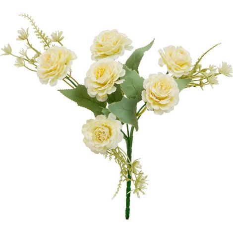 Ramo de claveles artificiales Phoebe H35 cm - Atmosphera créateur d'intérieur (1/5)