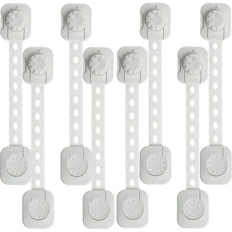 Baby door safety lock sets, transparent locks for cabinet drawers, child safety locks for refrigerators, cabinets, windows and wardrobes.