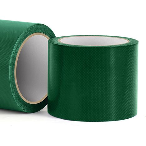 Ruban adhésif réparation PVC - Kit 45 voltes vert, haute adhérence DNK, 8cm x 5m, imperméable et résistant aux températures (1/4)