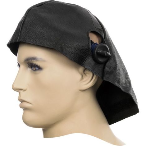 Gorro de protección para la cabeza en piel flor WELDAS